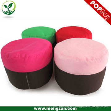 Indoor portable bean bag stool, fabric bean bag ottoman stool